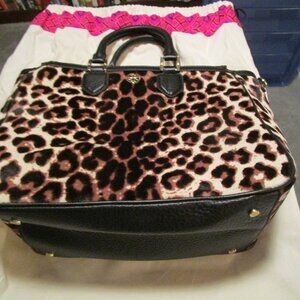 Tory Burch Robinson Haircalf Snow Leopard Tote